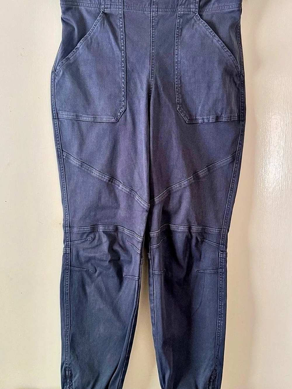 SPANX Stretch Twill Cargo Jogger Gray Medium